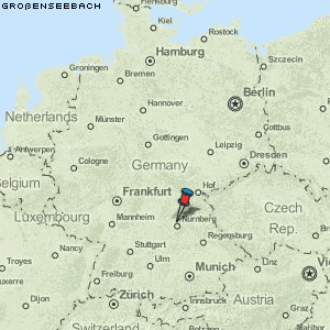 Großenseebach Karte Deutschland