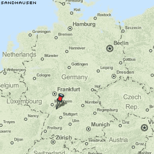 Sandhausen Karte Deutschland