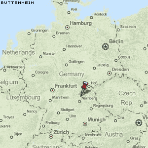 Buttenheim Karte Deutschland