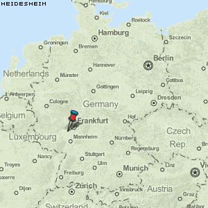 Heidesheim Karte Deutschland