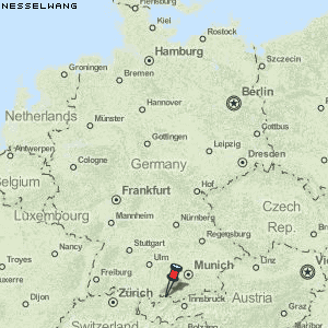 Nesselwang Karte Deutschland