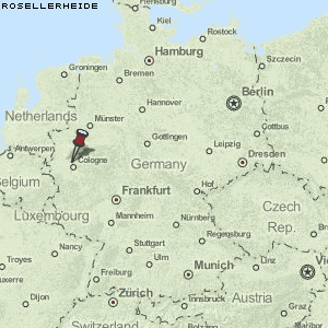 Rosellerheide Karte Deutschland
