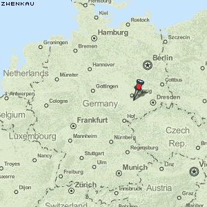 Zwenkau Karte Deutschland