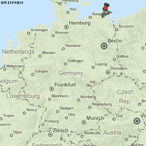 Grimmen Karte Deutschland