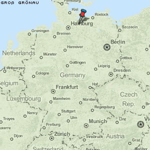 Groß Grönau Karte Deutschland