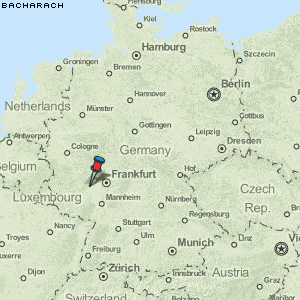 Bacharach Karte Deutschland