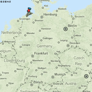 Esens Karte Deutschland