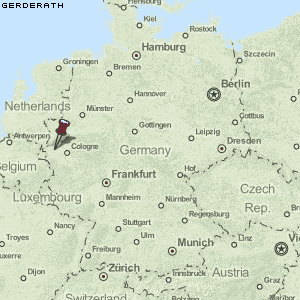 Gerderath Karte Deutschland