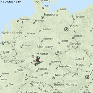 Meckesheim Karte Deutschland