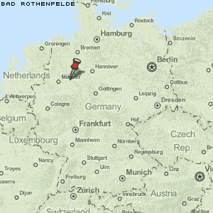 Bad Rothenfelde Karte Deutschland