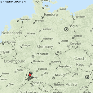 Ehrenkirchen Karte Deutschland