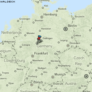 Waldeck Karte Deutschland