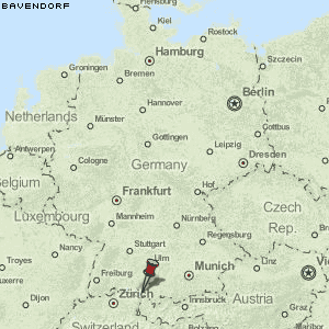 Bavendorf Karte Deutschland