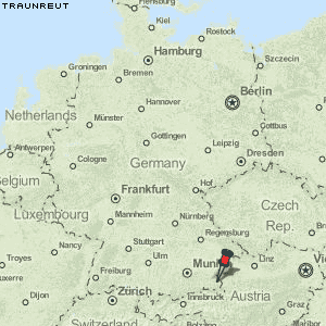 Traunreut Karte Deutschland