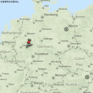 Oberwiehl Karte Deutschland