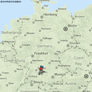 Gomadingen Karte Deutschland