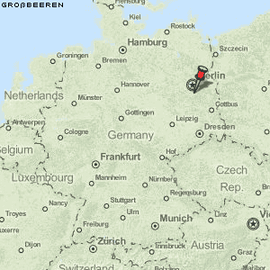 Großbeeren Karte Deutschland