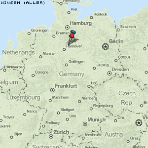 Winsen (Aller) Karte Deutschland
