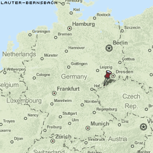 Lauter-Bernsbach Karte Deutschland