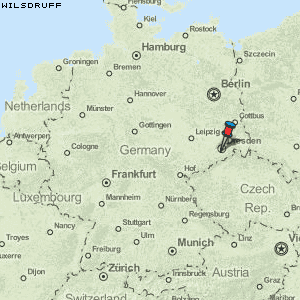 Wilsdruff Karte Deutschland