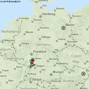 Kuppenheim Karte Deutschland