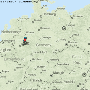 Bergisch Gladbach Karte Deutschland