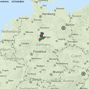 Hann. Münden Karte Deutschland