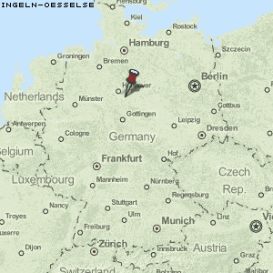 Ingeln-Oesselse Karte Deutschland
