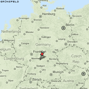 Grünsfeld Karte Deutschland