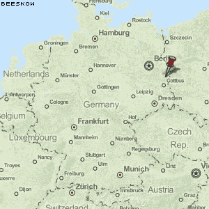 Beeskow Karte Deutschland