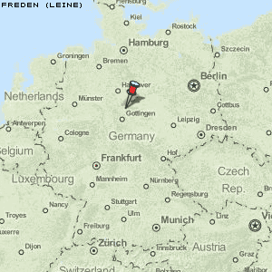 Freden (Leine) Karte Deutschland