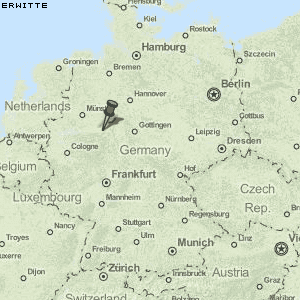 Erwitte Karte Deutschland