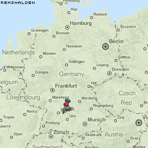 Remshalden Karte Deutschland