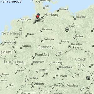 Ritterhude Karte Deutschland