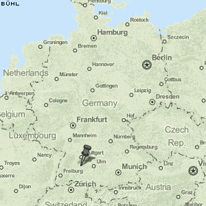 Bühl Karte Deutschland