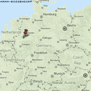 Hamm-Bossendorf Karte Deutschland