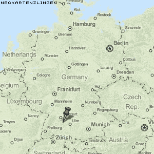 Neckartenzlingen Karte Deutschland