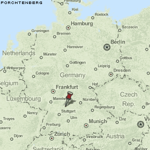 Forchtenberg Karte Deutschland
