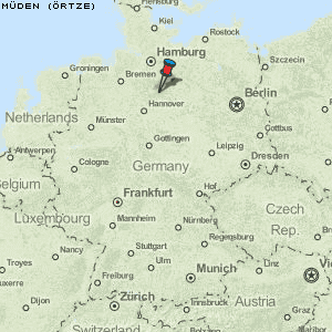 Müden (Örtze) Karte Deutschland