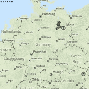Genthin Karte Deutschland
