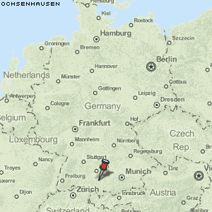 Ochsenhausen Karte Deutschland