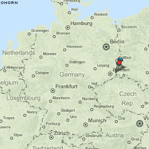 Ohorn Karte Deutschland