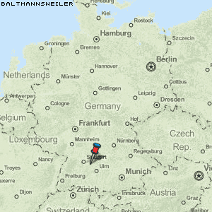 Baltmannsweiler Karte Deutschland