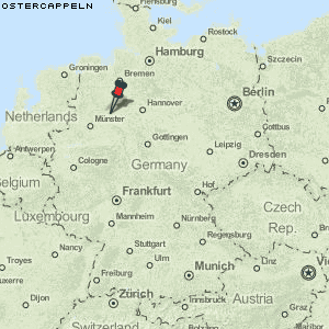 Ostercappeln Karte Deutschland
