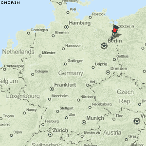 Chorin Karte Deutschland