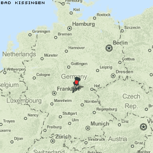 Bad Kissingen Karte Deutschland