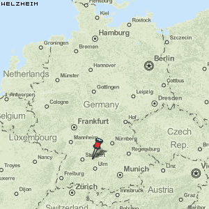 Welzheim Karte Deutschland