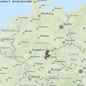 Markt Emskirchen Karte Deutschland
