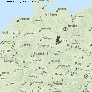 Naumburg (Saale) Karte Deutschland