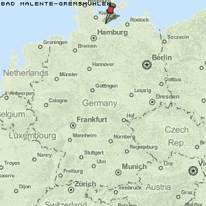 Bad Malente-Gremsmühlen Karte Deutschland